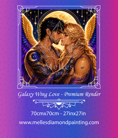 Galaxy Wing Love - Premium Render