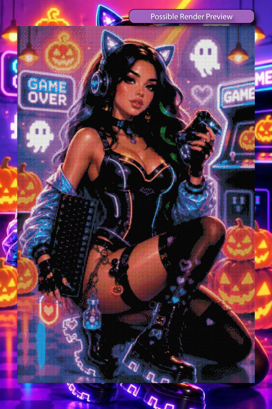 Gamer Halloween Girl