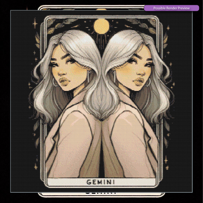 Gemini Twin - Crystal Zodiac