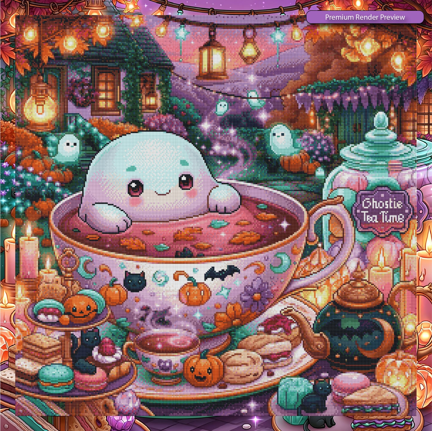 Ghostie Tea Time - Premium Render