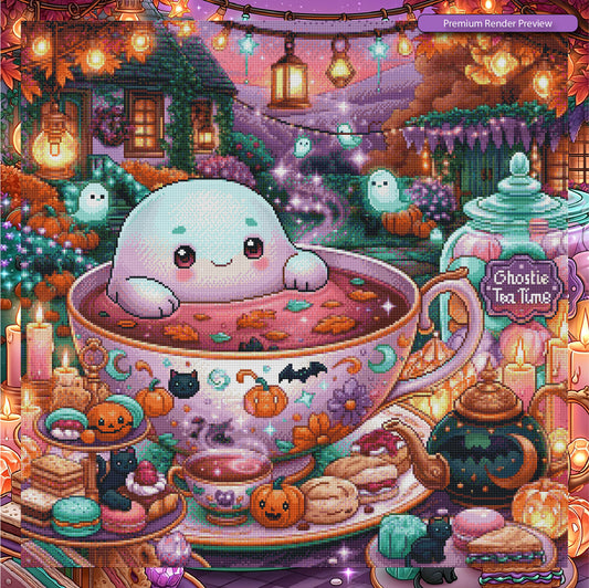 Ghostie Tea Time - Premium Render