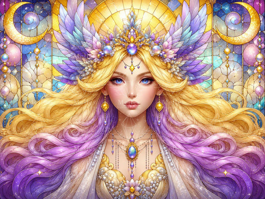 Glass Stained Angel