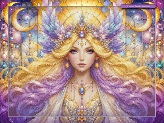 Glass Stained Angel