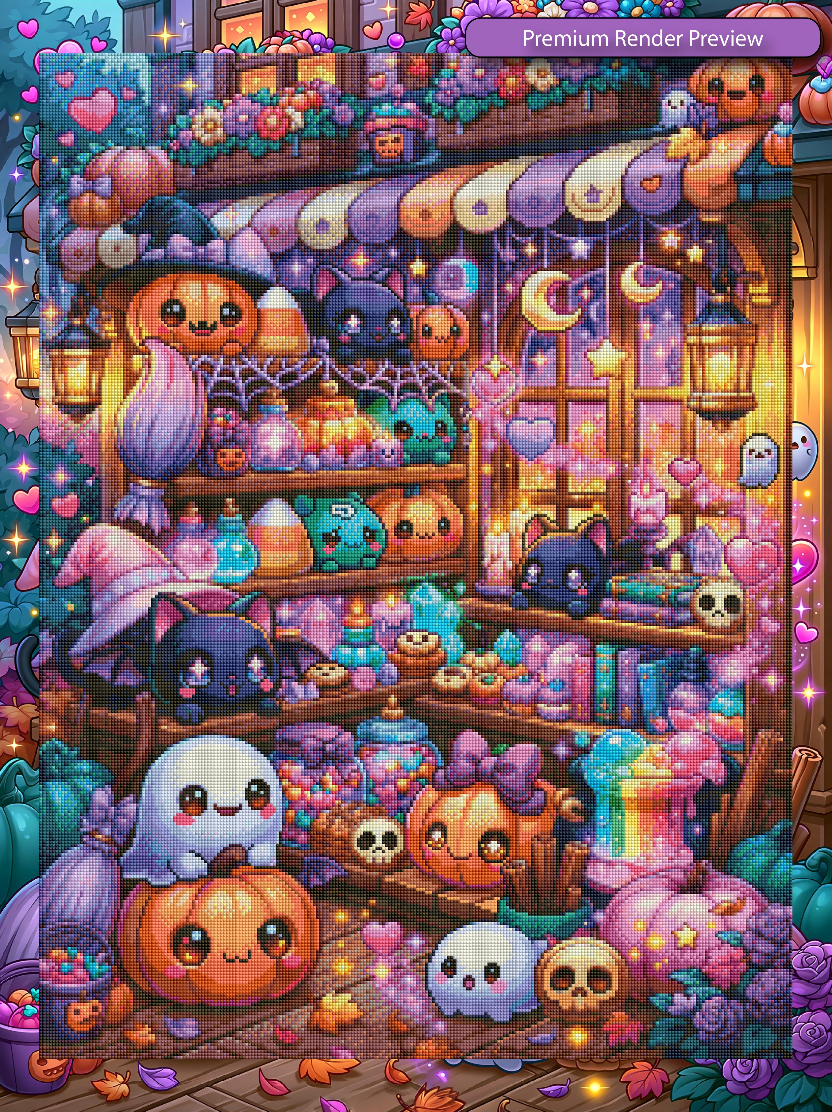 Halloween Corner - Premium Render – Melles Diamond Painting
