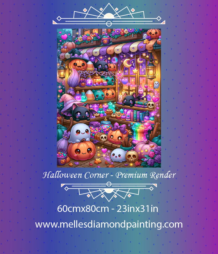 Halloween Corner - Premium Render – Melles Diamond Painting