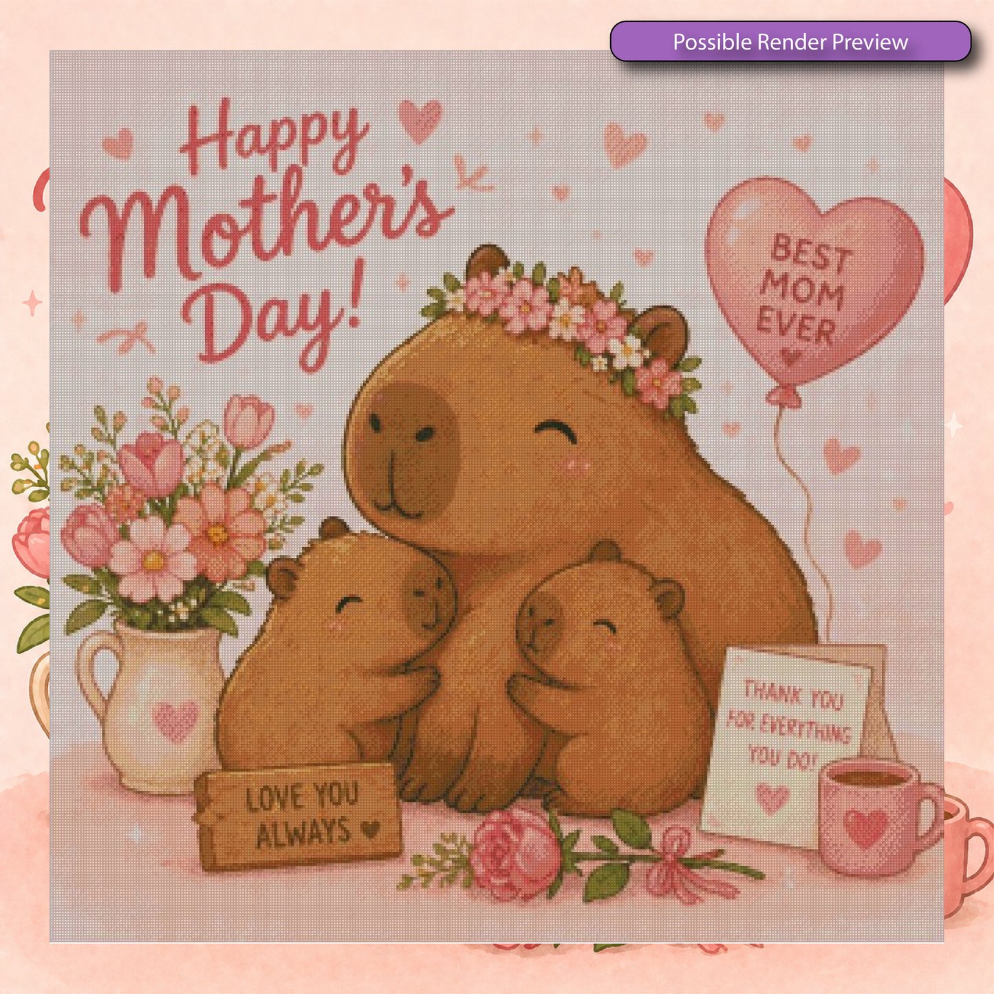 Happy Mother's Day Capy