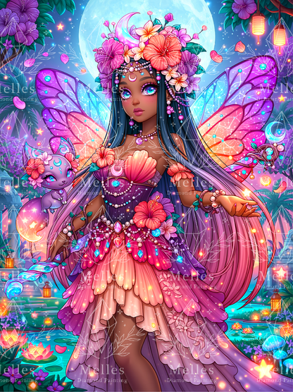 Hibiscus Muse - Full Galaxy Dust