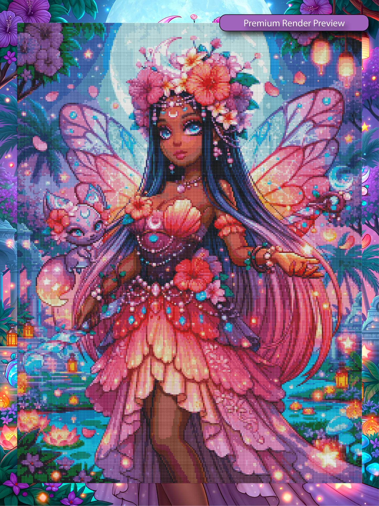 Hibiscus Muse - Full Galaxy Dust