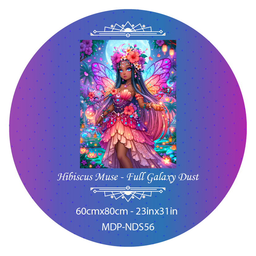 Hibiscus Muse - Full Galaxy Dust