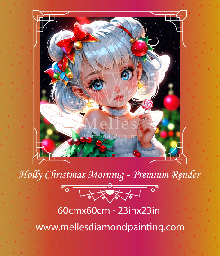 Holly Christmas Morning - Premium Render