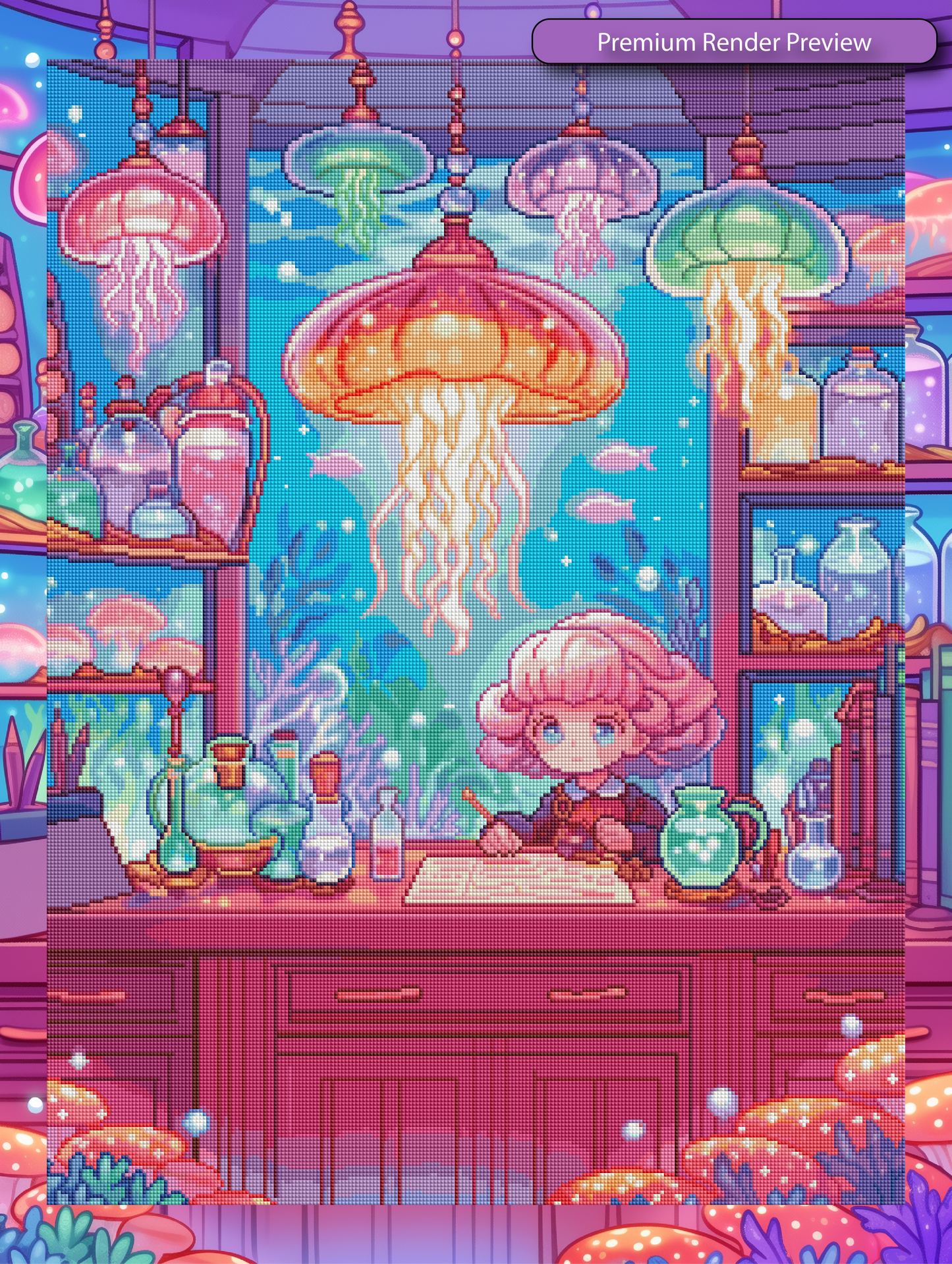Jelly Potions Shop - Premium Render