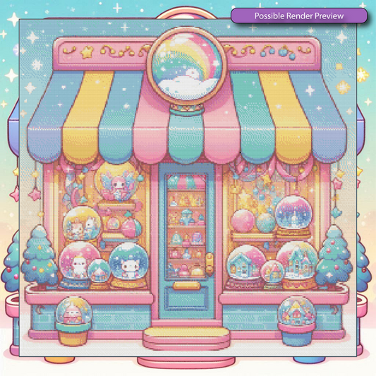 Kawaii Christmas Rainbow Shop