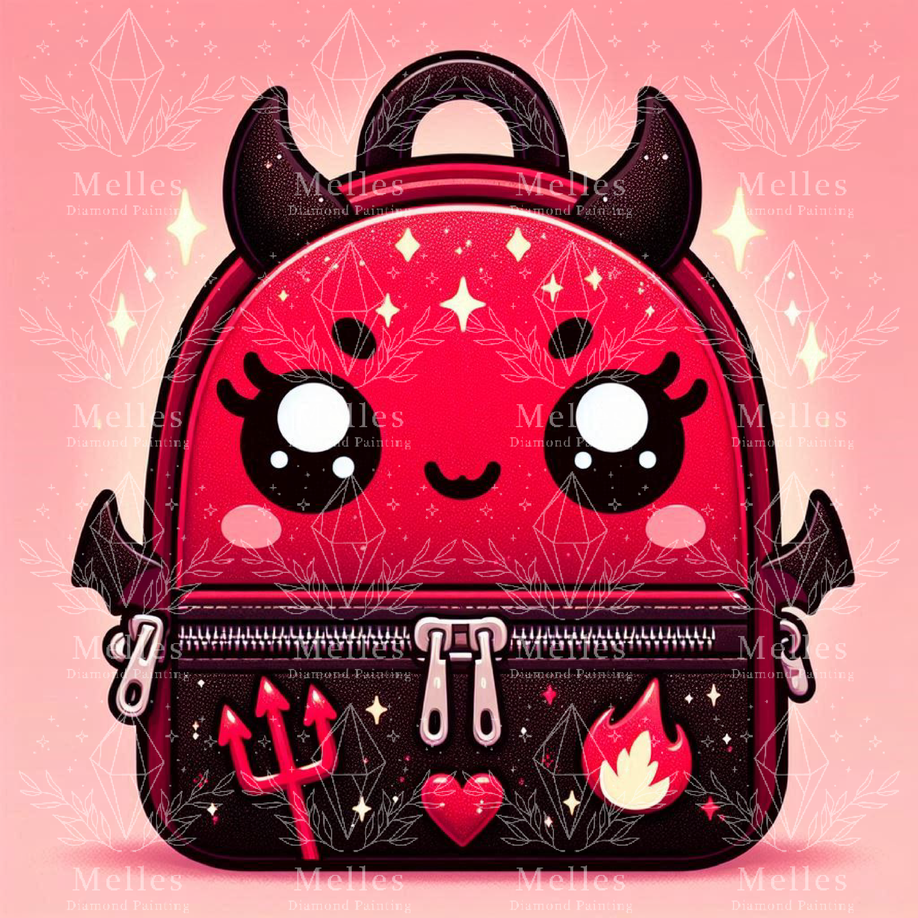 Kawaii Devil Backpack – Melles Diamond Painting