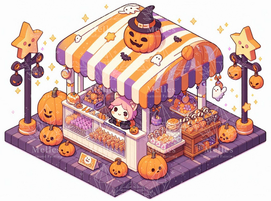 Kawaii Halloween Cake Shop