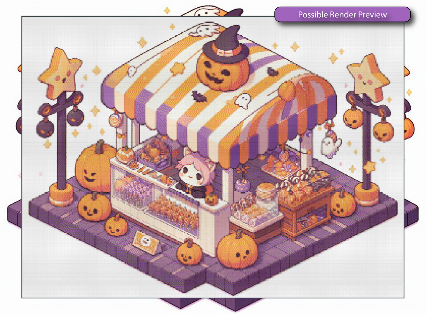 Kawaii Halloween Cake Shop