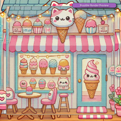 Kawaii Icecream Shop