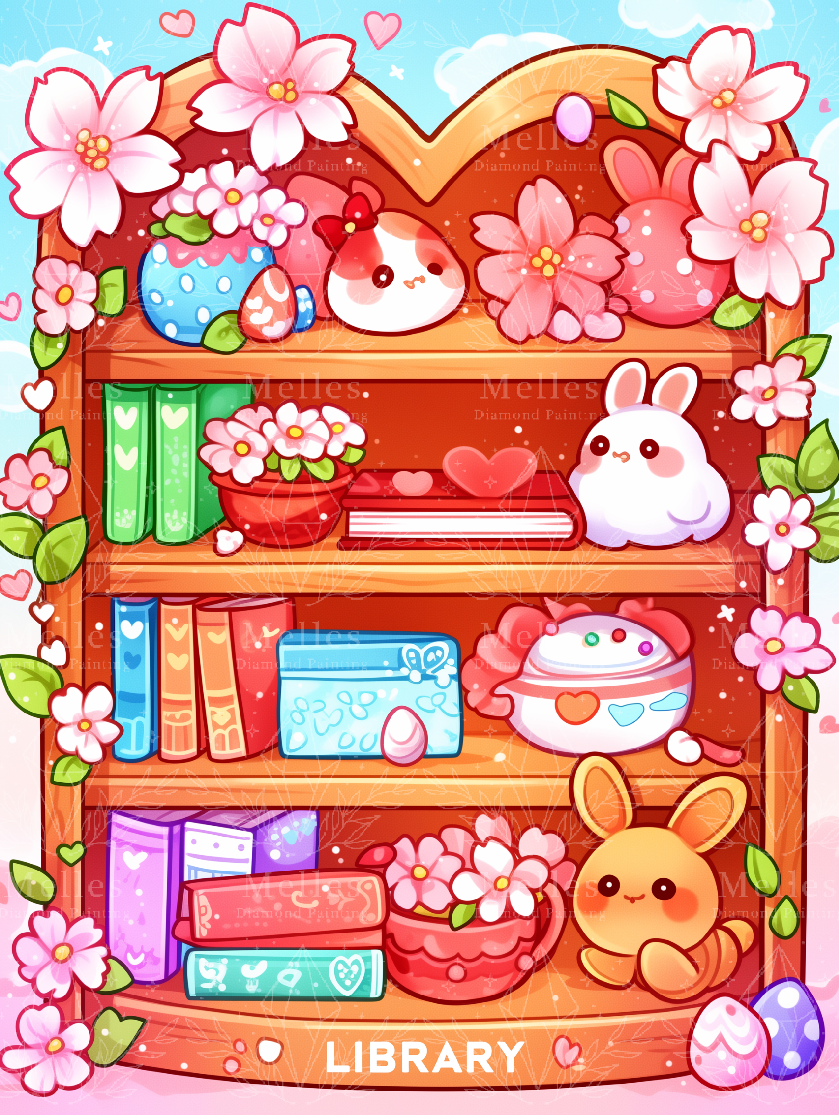 Kawaii Library – Melles Diamond Painting