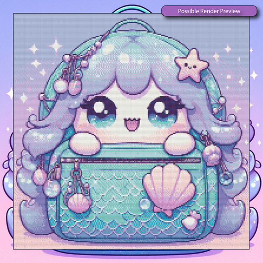 Kawaii Mermaid Backpack