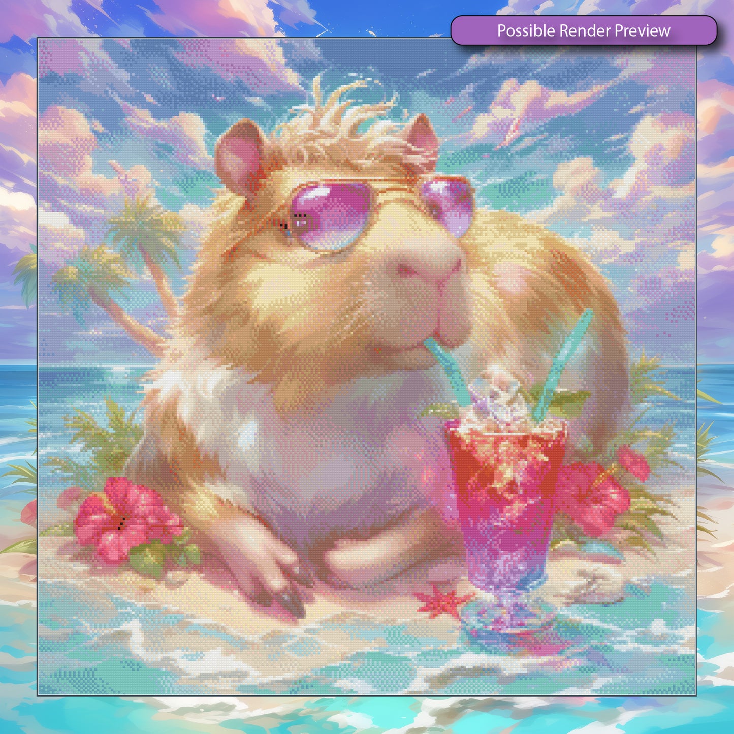 Kawaiian Capybara