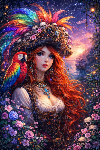 Lady Pirate Parrot