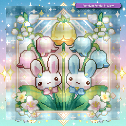 Mini Lily Bunnies Kit -Premium Render