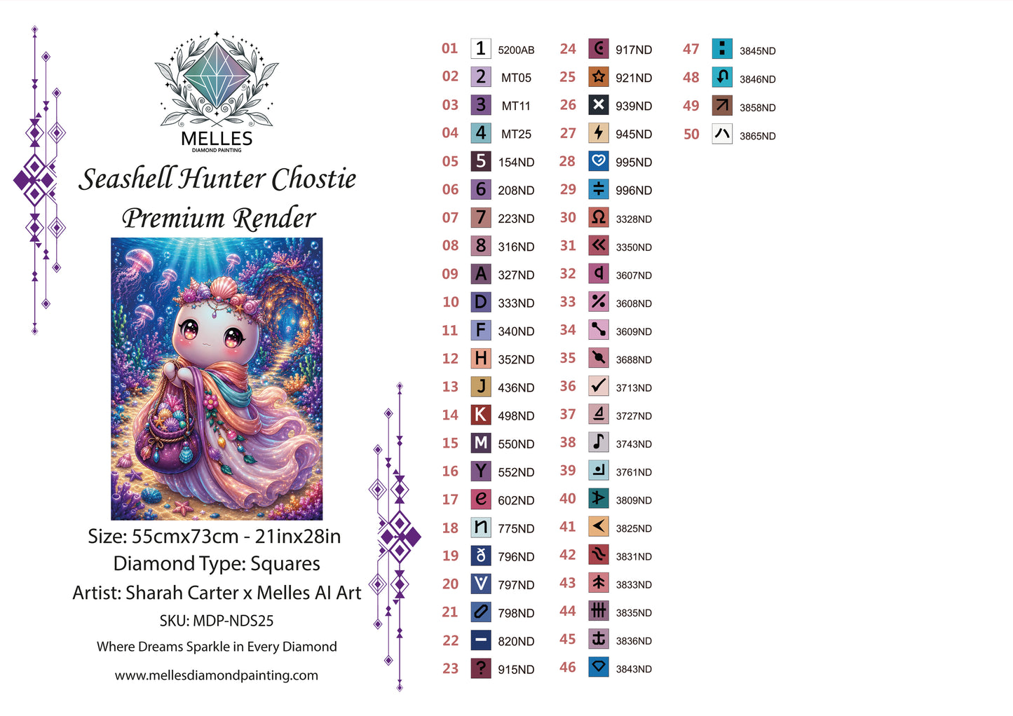 Seashell Hunter Chostie - Galaxy Dust
