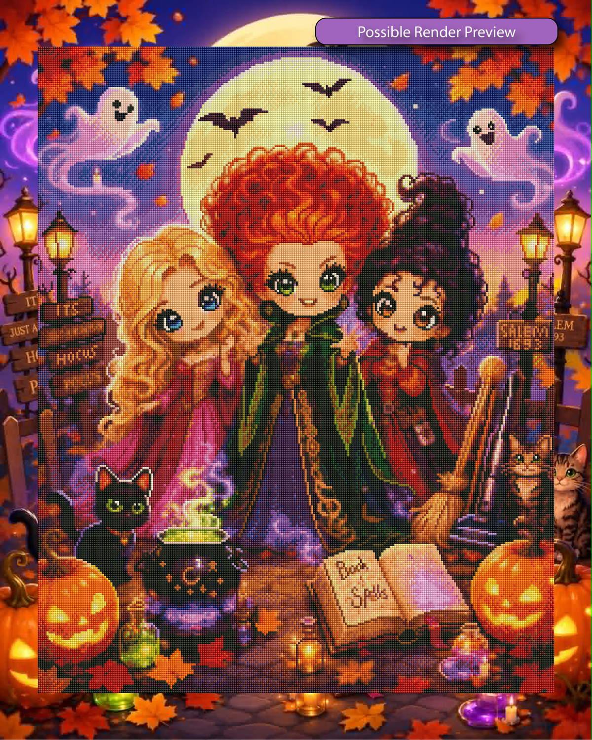 Magic and Pumpkins - Premium Render