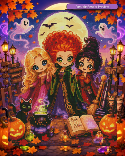 Magic and Pumpkins - Premium Render