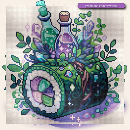 Mini Magic and Runes Sushi Kit - Premium Render