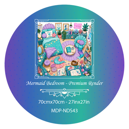Mermaid Bedroom - Full Galaxy Dust