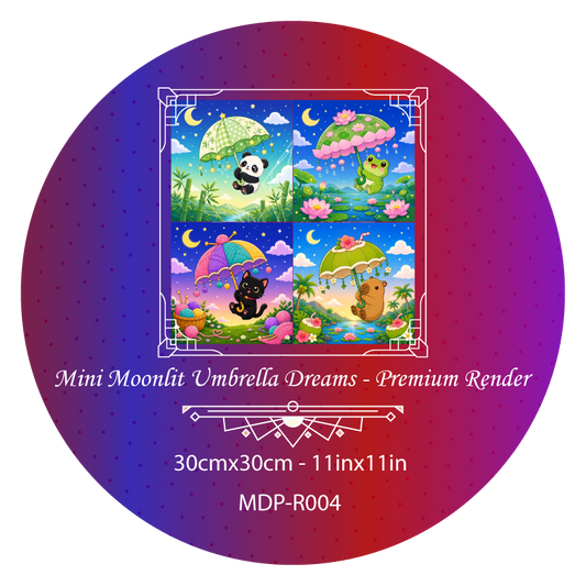 Mini Moonlit Umbrella Dreams Kit - Galaxy Dust Kit