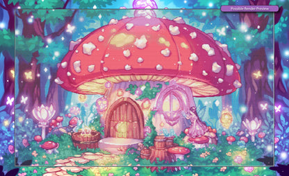 Mushroom Fairy Home