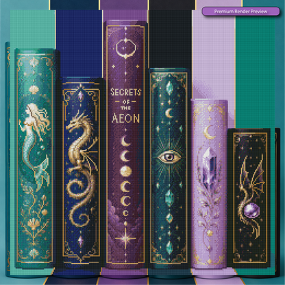 Mystical Myth Books - Premium Render