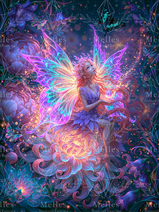 Neon Flower Fairy - Premium Render