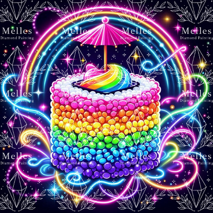 Mini Neon Rainbow Sushi Kit - Premium Render
