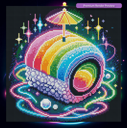 Mini Neon Rainbow Sushi Kit - Premium Render