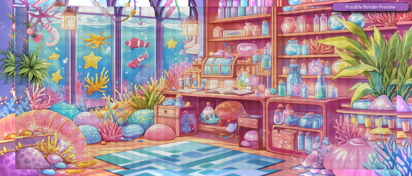 Oceanic Study Room - Ultra Wide
