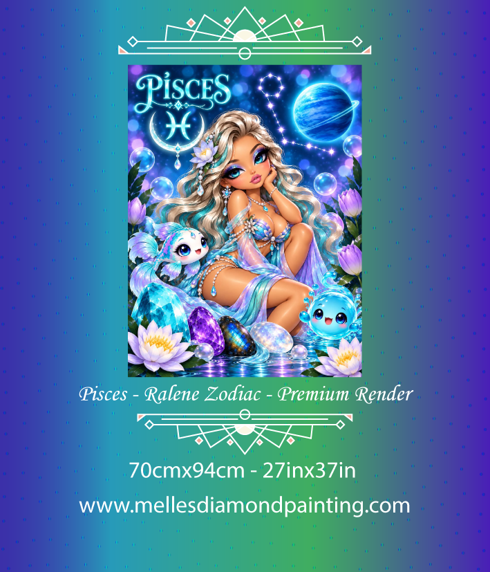 Pisces - Ralene Zodiac - Premium Render