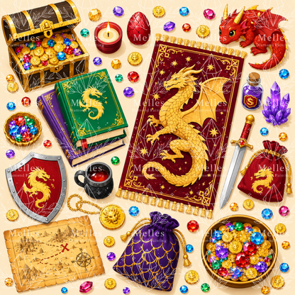 Proud Dragon Hoard - Premium Render