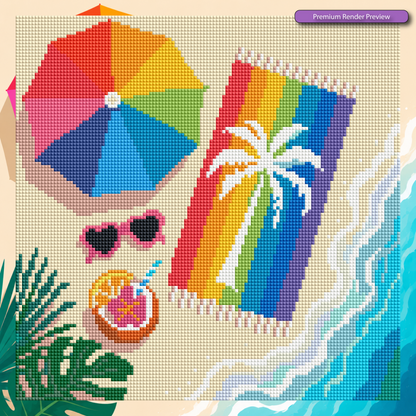 Mini Summer Beach Breeze - Full Galaxy Dust Kit