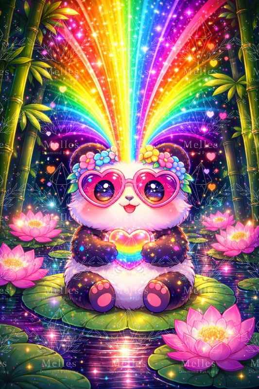 Rainbow Panda - Full Galaxy Dust