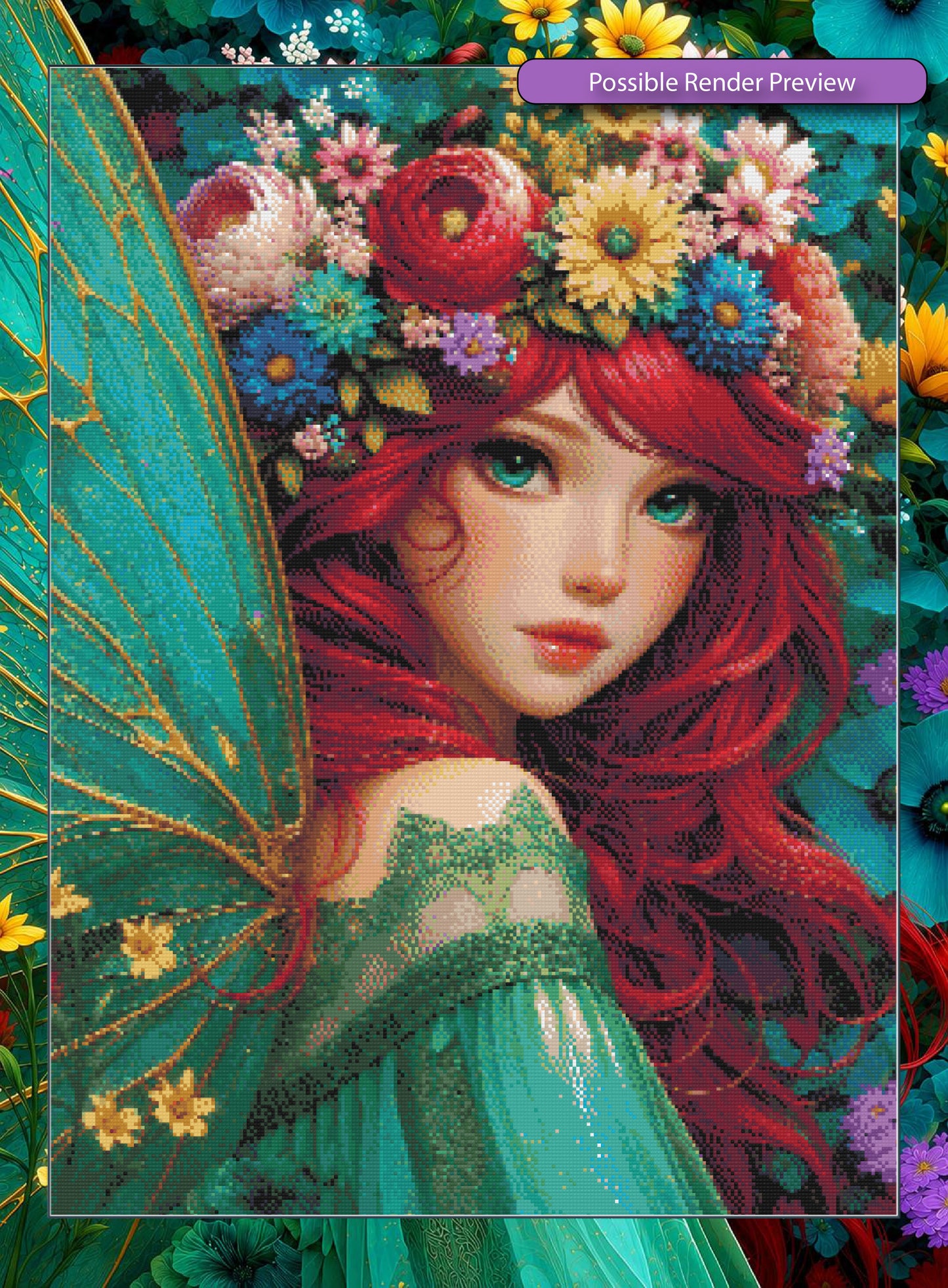 Red Fairy of the Flowers