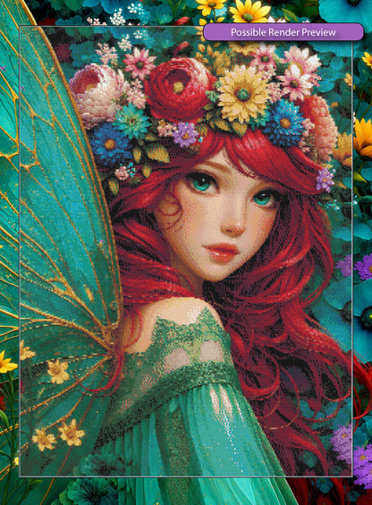 Red Fairy of the Flowers