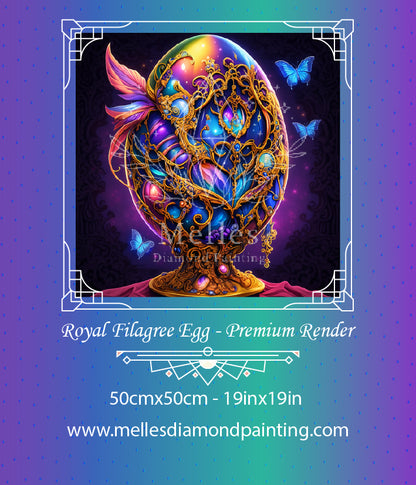 Royal Filagree Egg - Premium Render