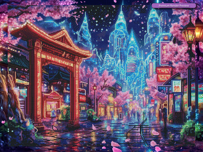 Shinkai Blossomwalk - Premium Render (Budget Bliss)