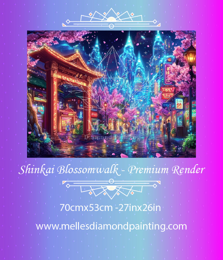 Shinkai Blossomwalk - Premium Render (Budget Bliss)