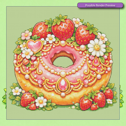 Strawberry Royal Donut