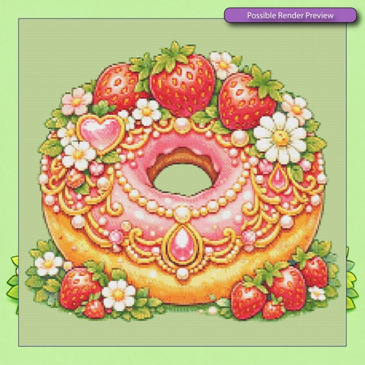 Strawberry Royal Donut