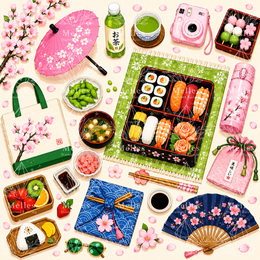 Sushi Festival Picnic - Premium Render