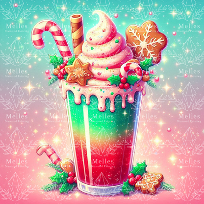 The Christmas Smoothie Delight - Premium Render